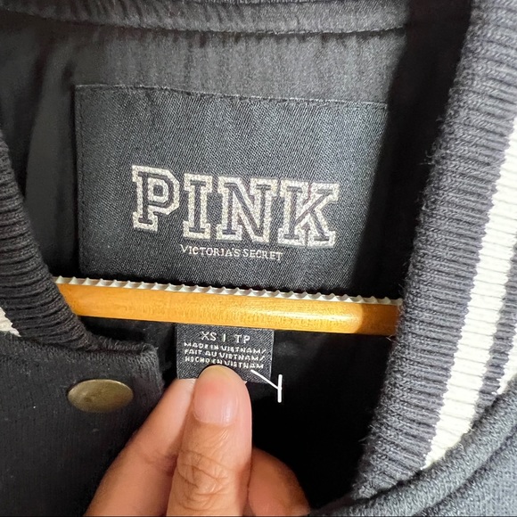 Victoria’s Secret PINK Varsity Studded Jacket Size XS - Picture 12 of 12